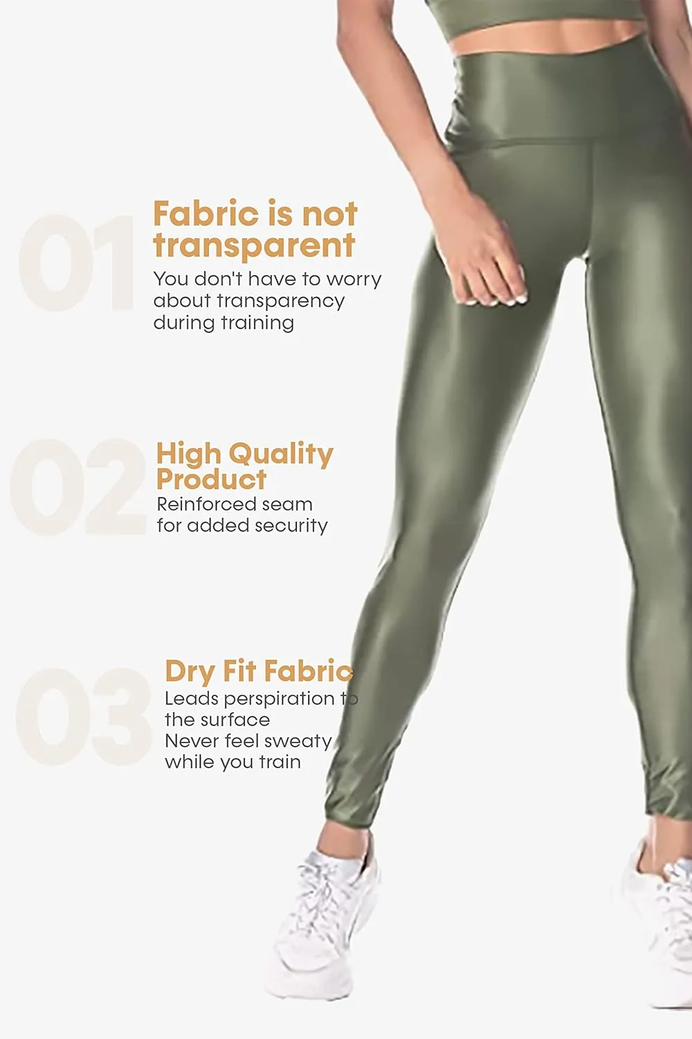 A4U Active Wear Compression Leggings Pants for Women A4U
