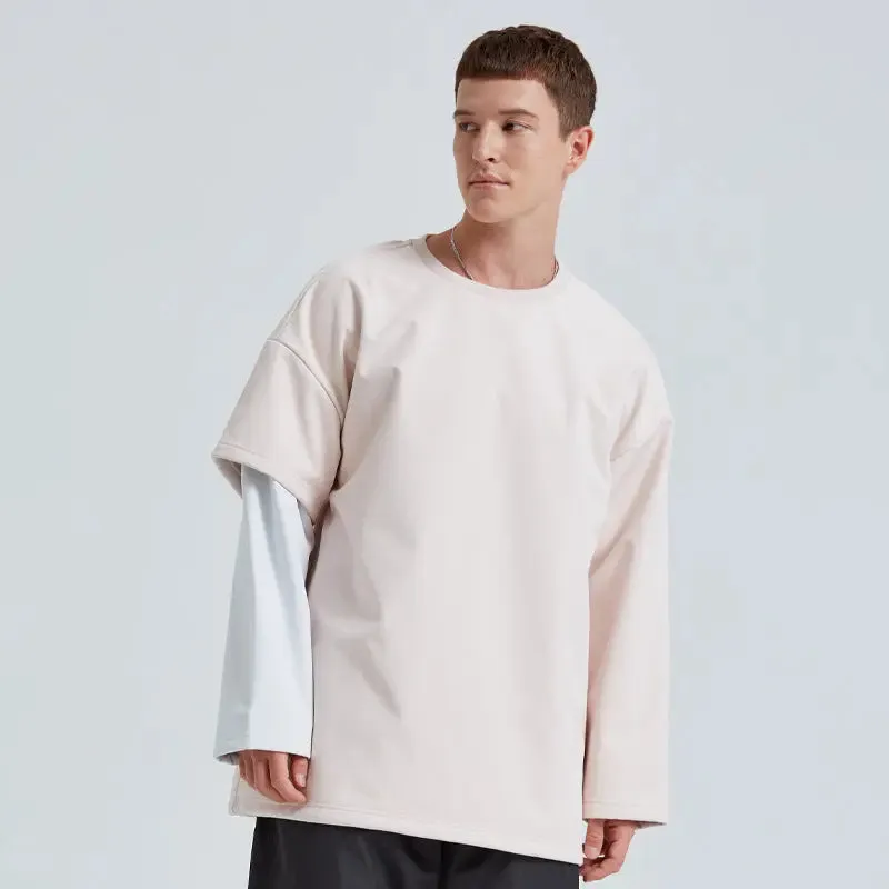 Affordable Couple Fake Two Snowboard & Ski Sweatshirts