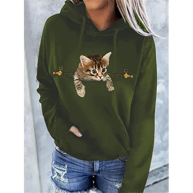 Animal Print Sweater Jacket Wholesale Women Clothing