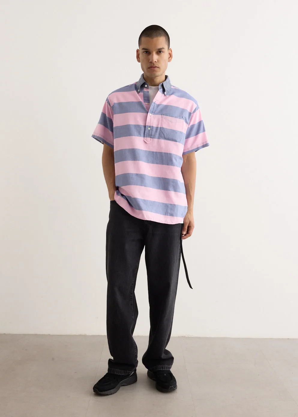 B.D. Pullover Classic Fit Oxford Stripe Shirt