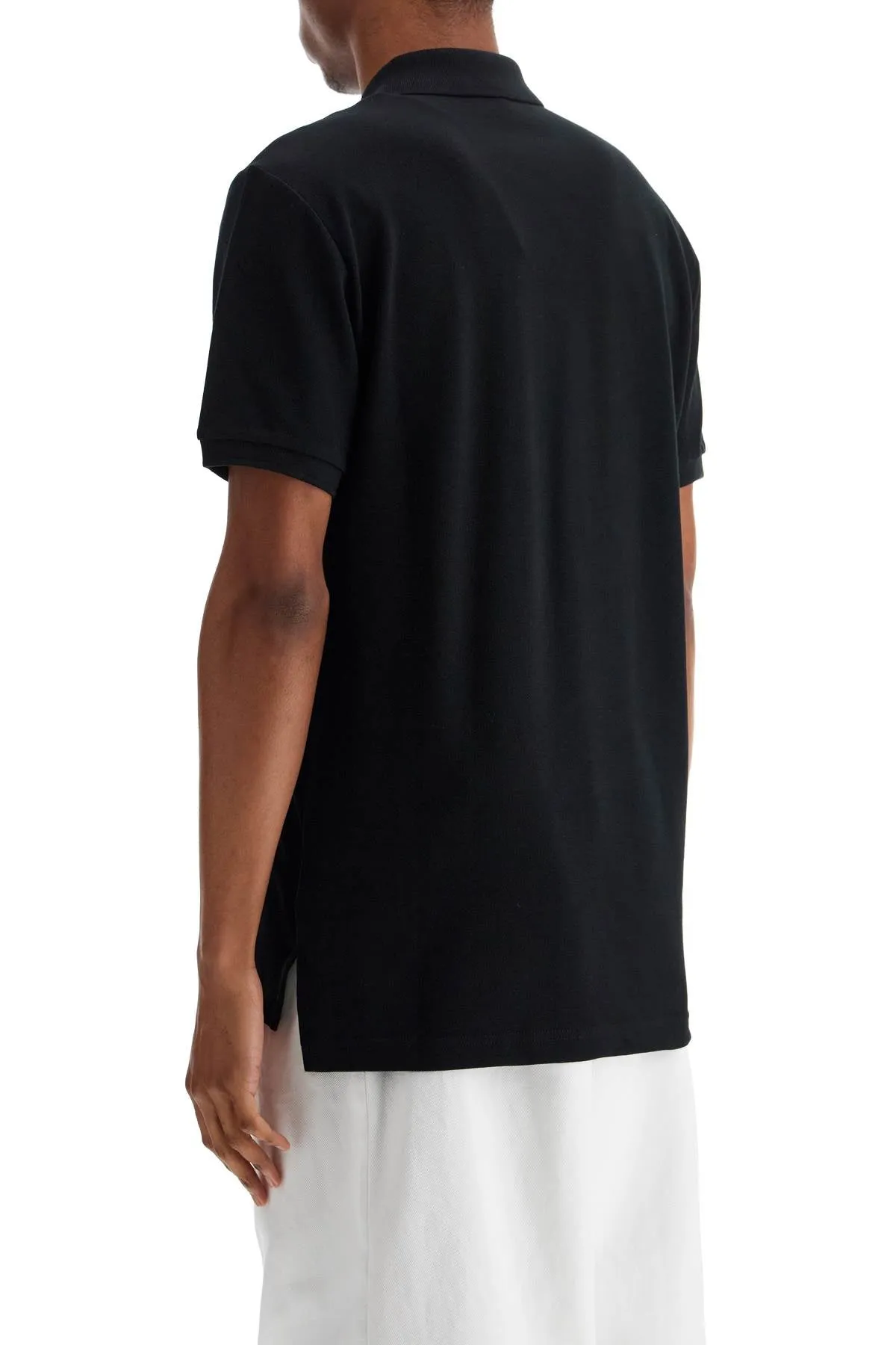Bear Print Cotton Polo