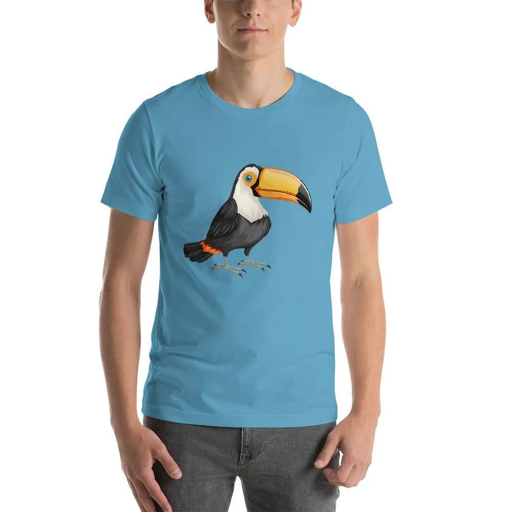 Beautiful Toucan Men Round Neck printed T-Shirts