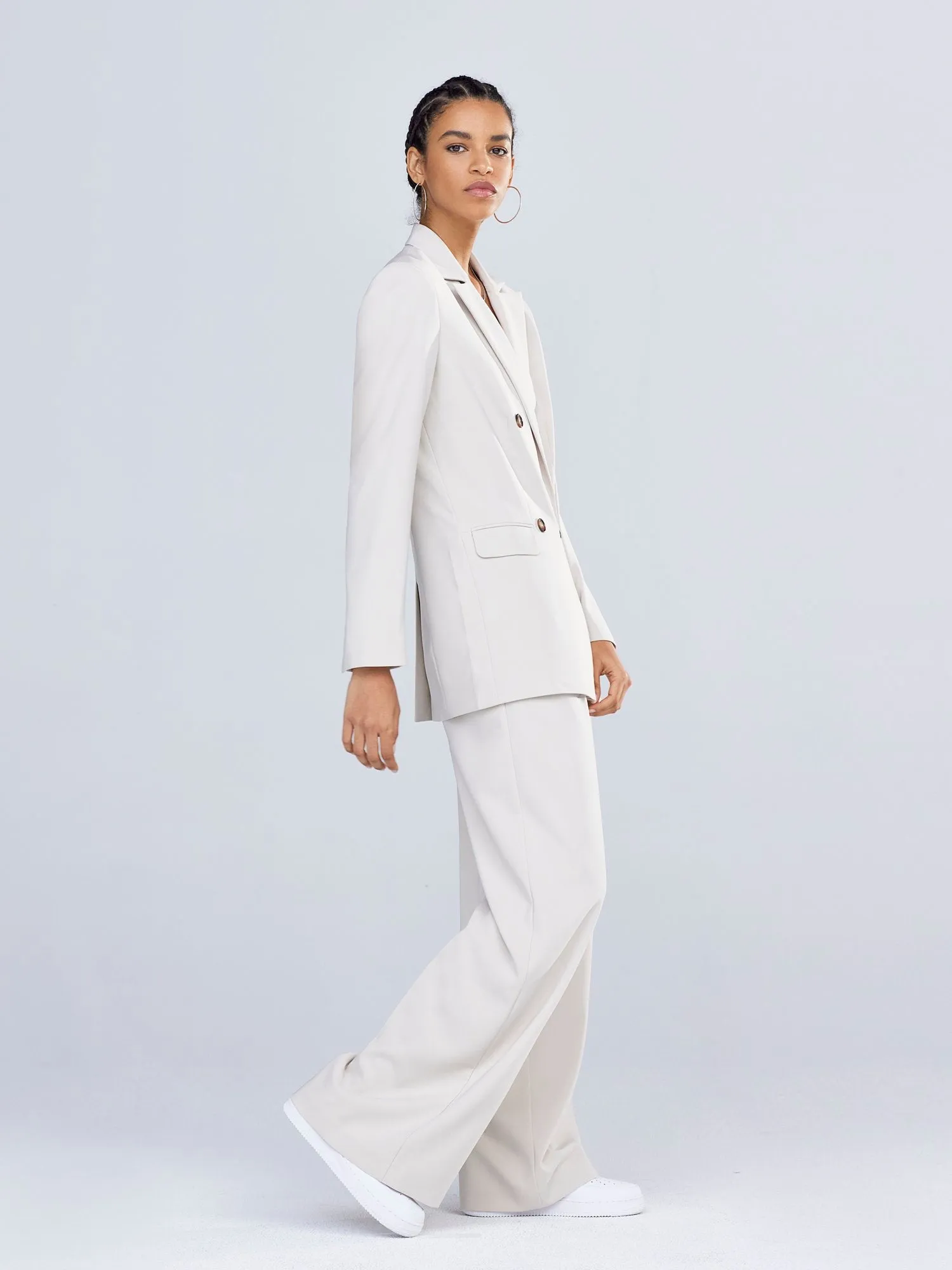 Caden Double-Breasted Oversized Blazer