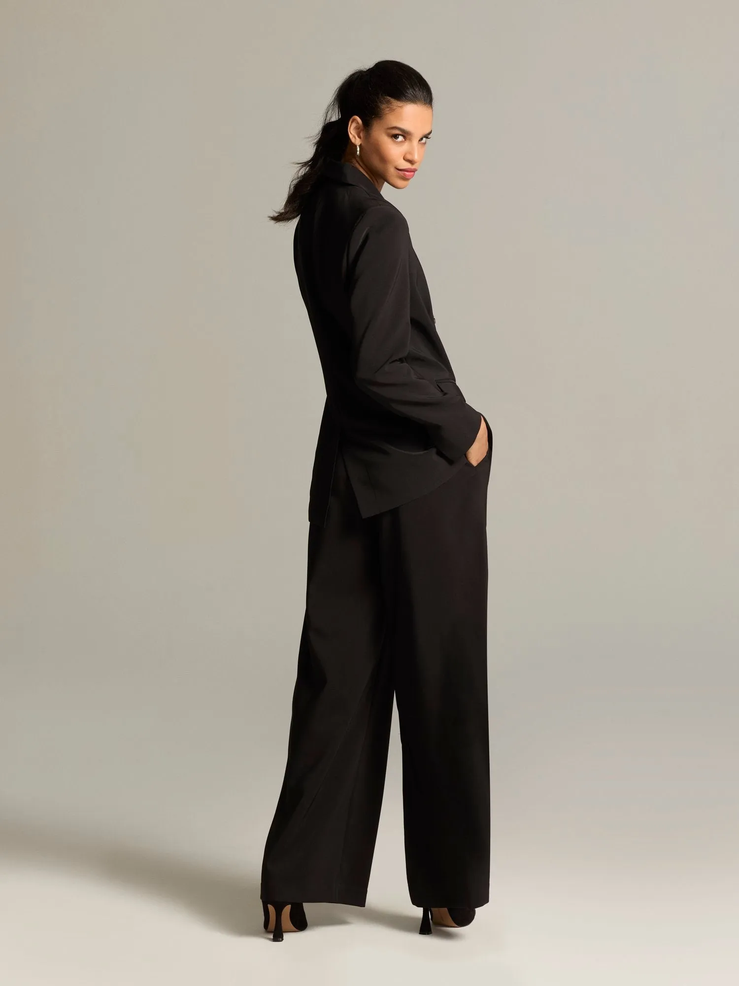 Caden Double-Breasted Oversized Blazer