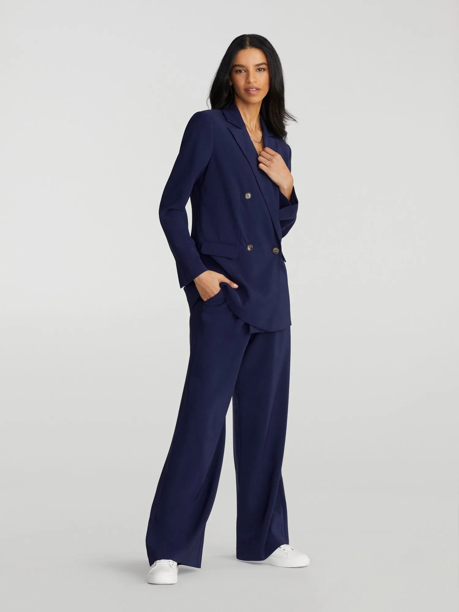 Caden Double-Breasted Oversized Blazer