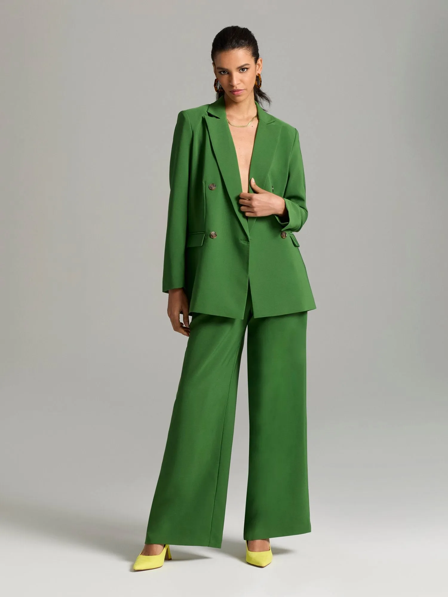 Caden Double-Breasted Oversized Blazer