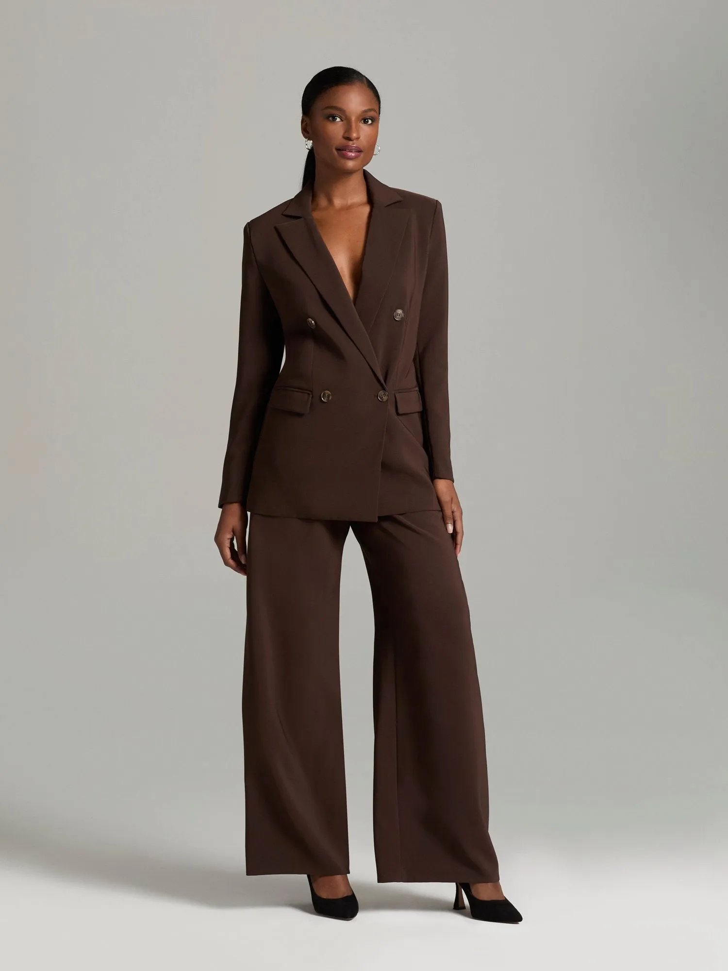 Caden Double-Breasted Oversized Blazer