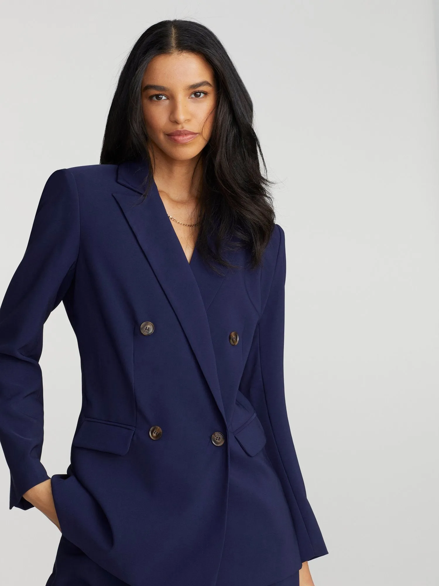 Caden Double-Breasted Oversized Blazer