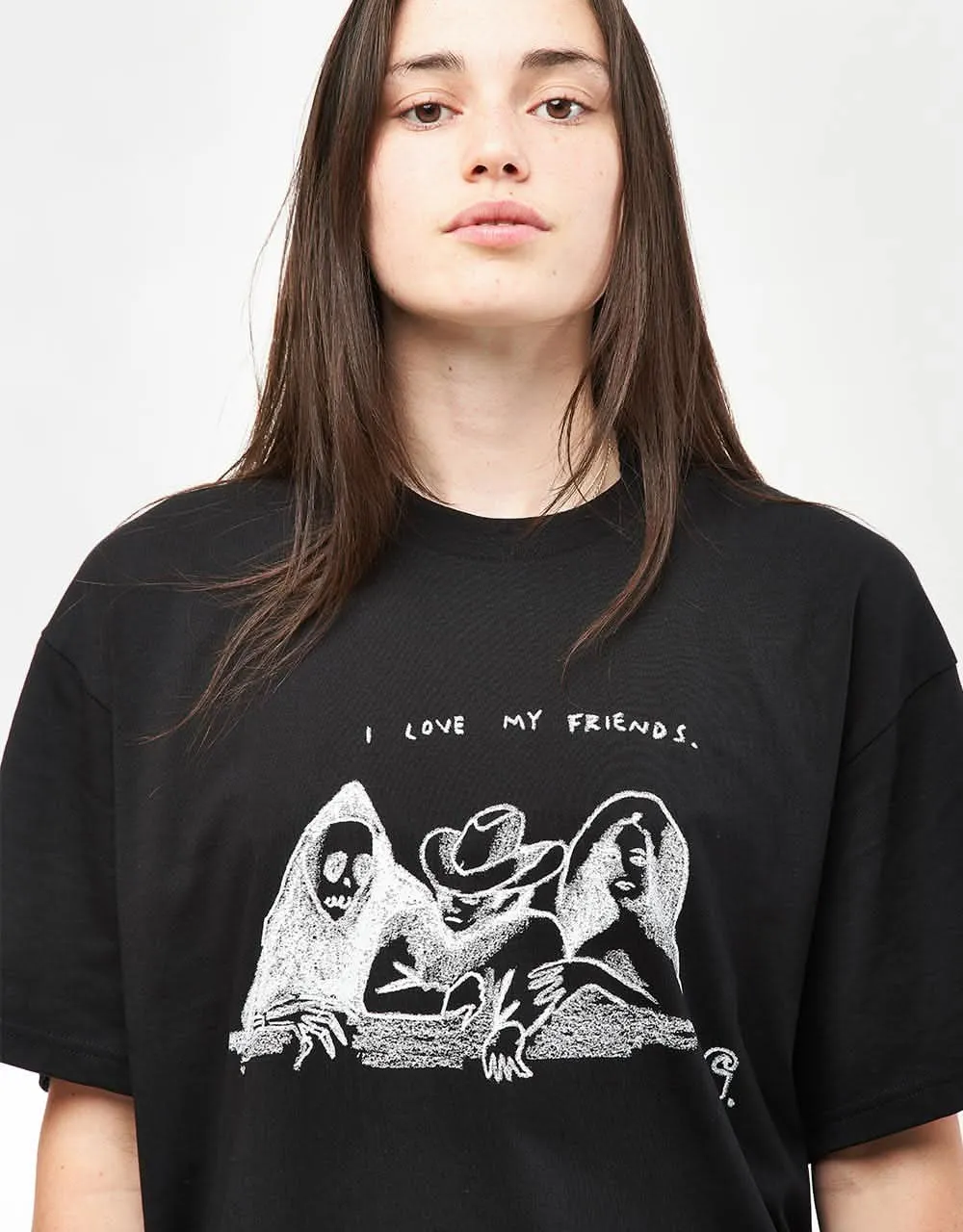 Carhartt WIP Pepe Friends T-Shirt - Black/White