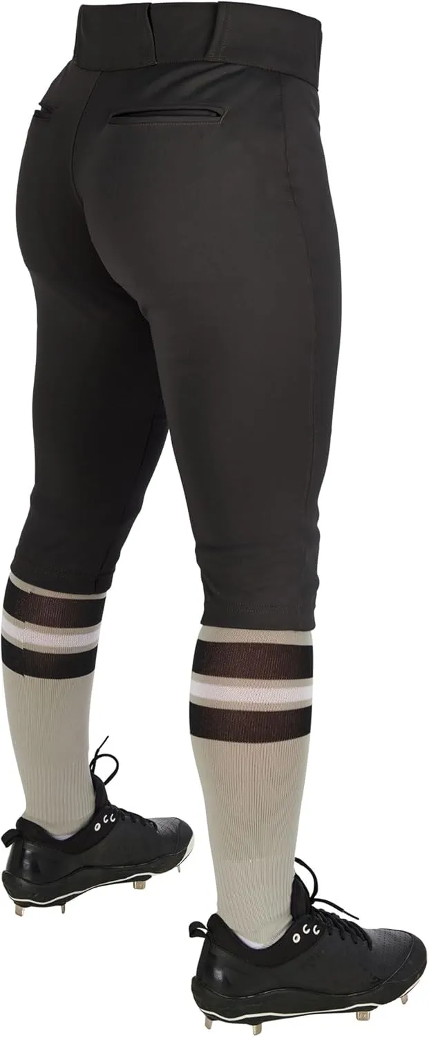 CHAMPRO Girls' Knicker Style Low-Rise Softball Pants