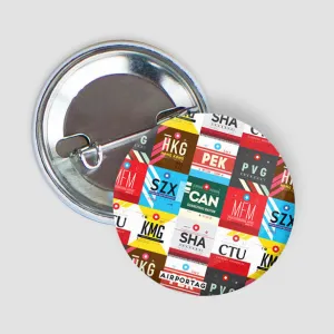 Chinese Airports - Button