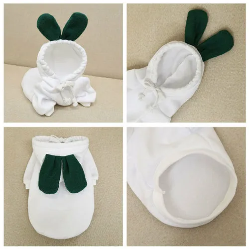 Cute Fruit Dog Clothes for Small Dogs hoodies Warm Fleece Pet Clothing