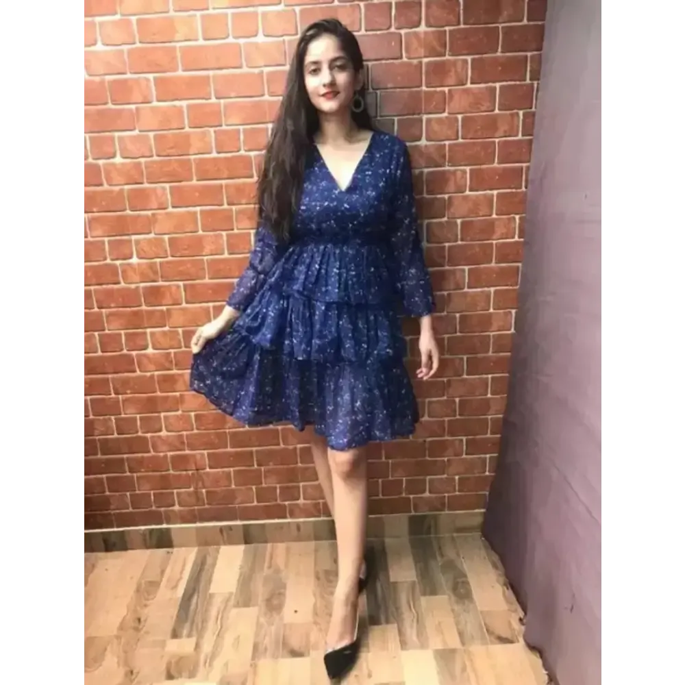 Designer Georgette Dress For Women