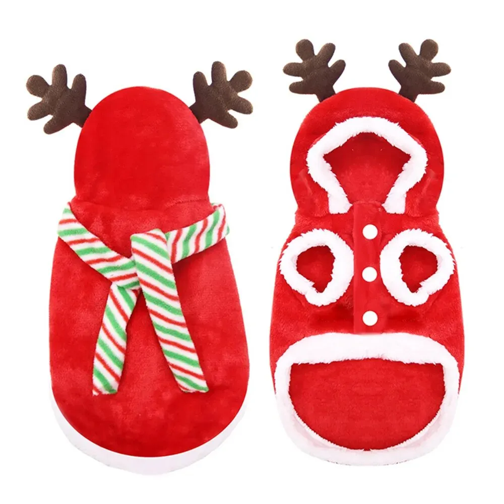 Dog Winter Cute Plush Coat Hoodies