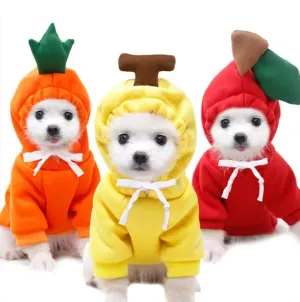 Dog Winter Cute Plush Coat Hoodies