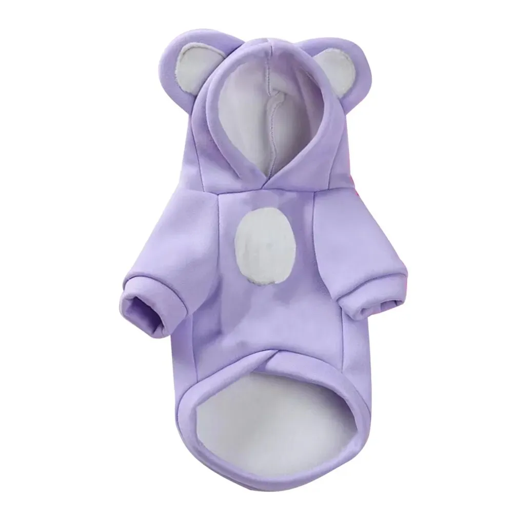 Dog Winter Cute Plush Coat Hoodies