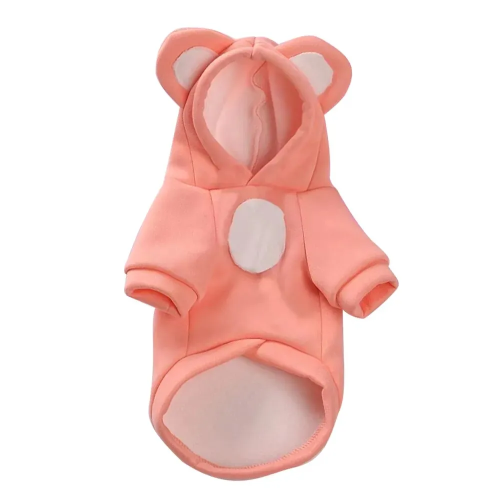 Dog Winter Cute Plush Coat Hoodies