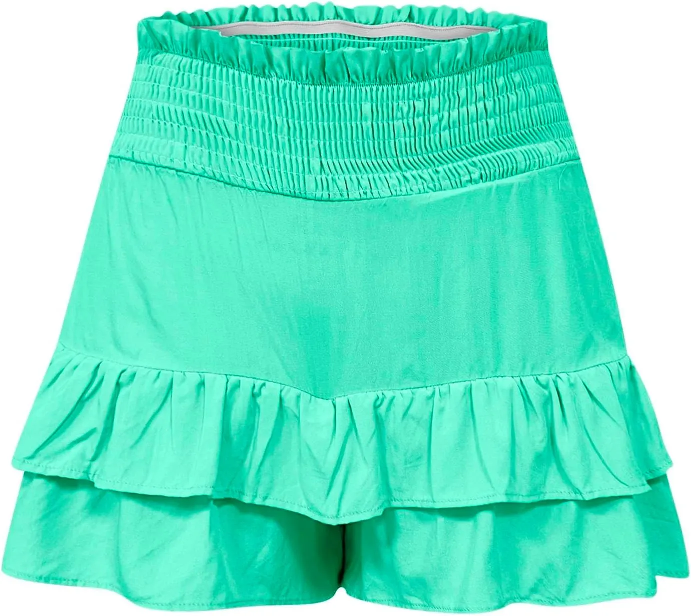 Flowy Shorts for Women Summer Casual High Waisted Ruffles Pleated Tennis Mini Skirt Tummy Control Athletic Golf Skort