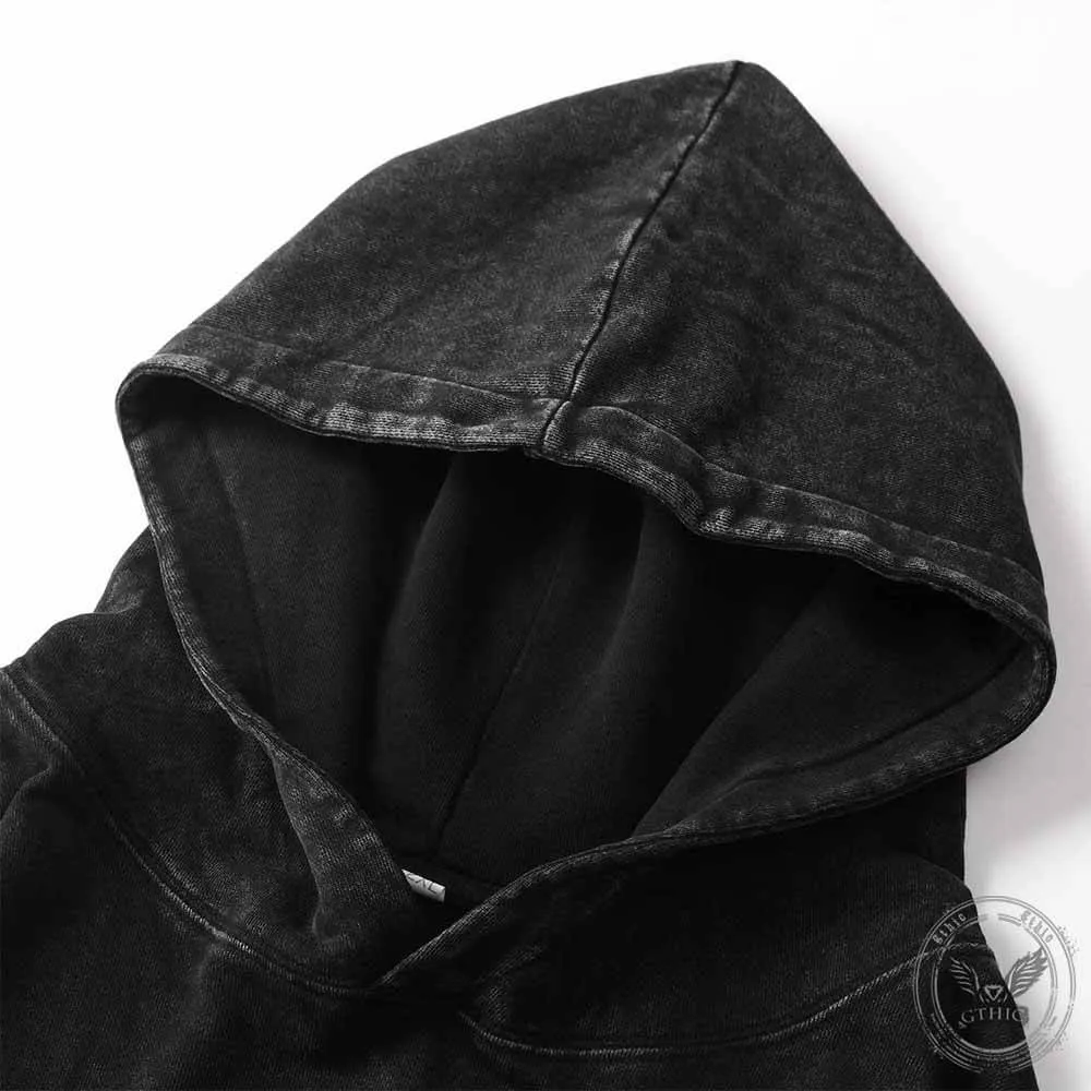 Flying Carp Copper Coins Vintage Washed Hoodie
