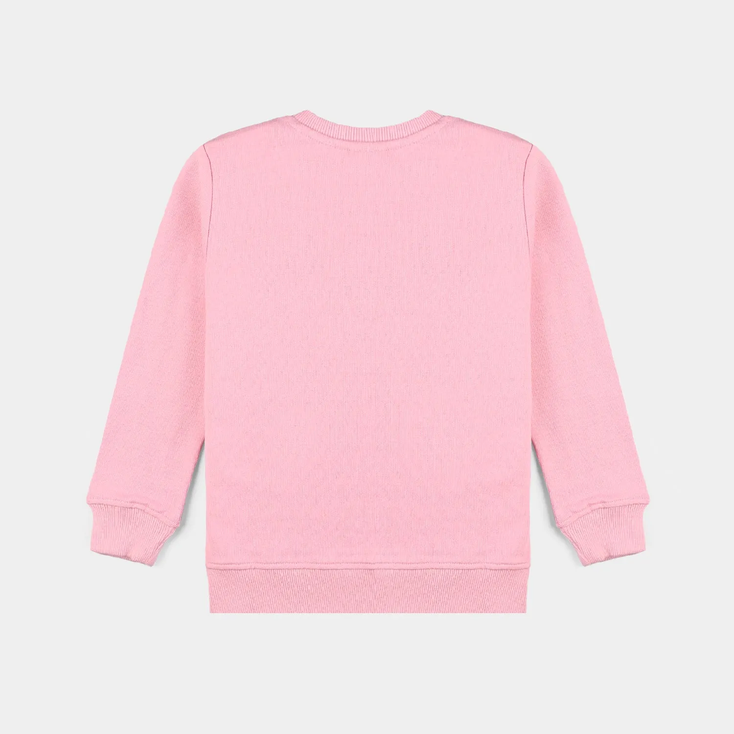 Girls Cotton Terry Sweatshirt You Are My Love-C.Pink
