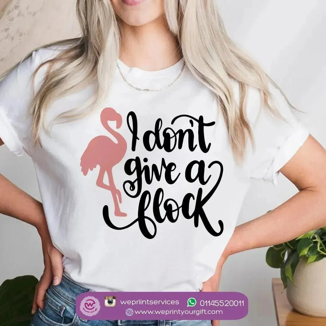 Half sleeve T-shirt - Flamingo