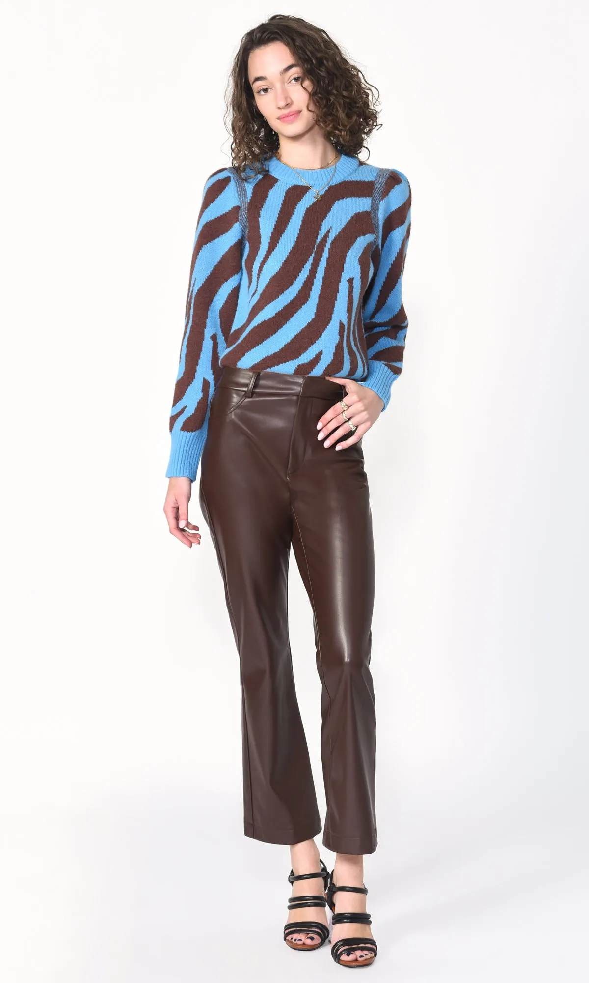 HARRIS KNIT SWEATER  - TURQUOISE