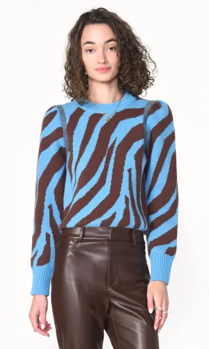 HARRIS KNIT SWEATER  - TURQUOISE
