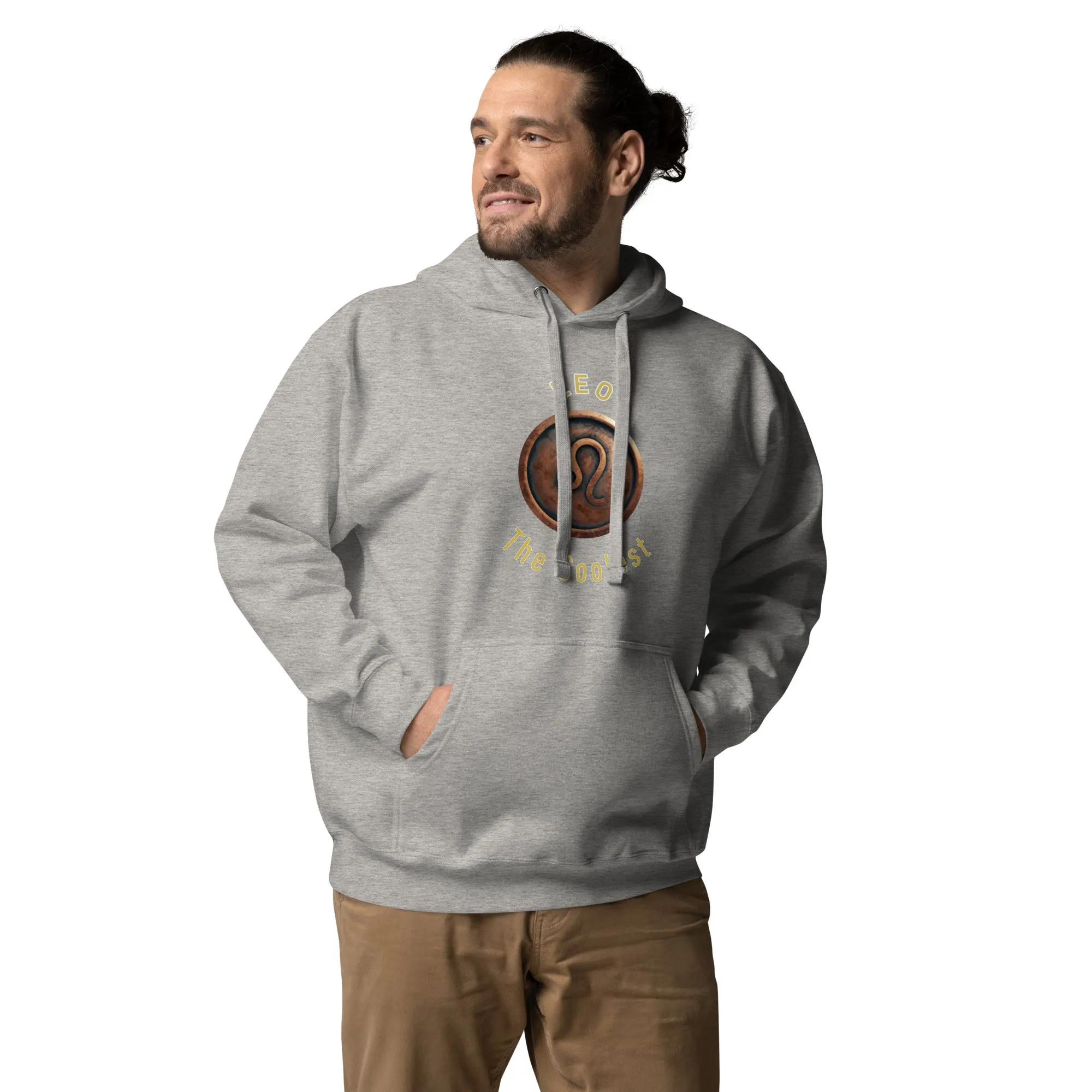 Hoodie Mens Designer (Hoodies Mens - Leo Zodiac Sign 0045)