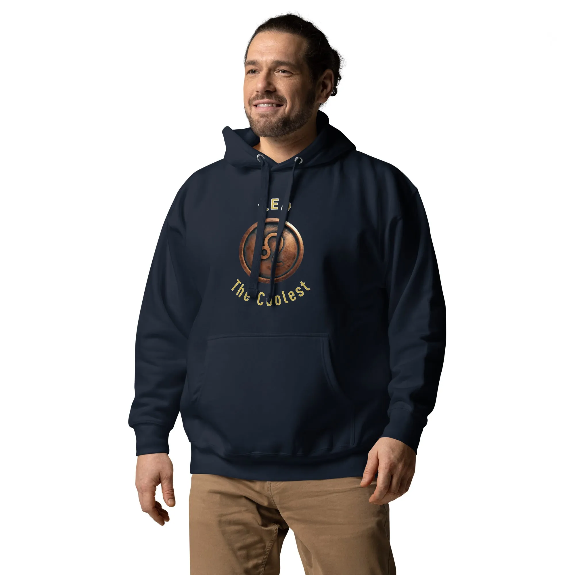 Hoodie Mens Designer (Hoodies Mens - Leo Zodiac Sign 0045)