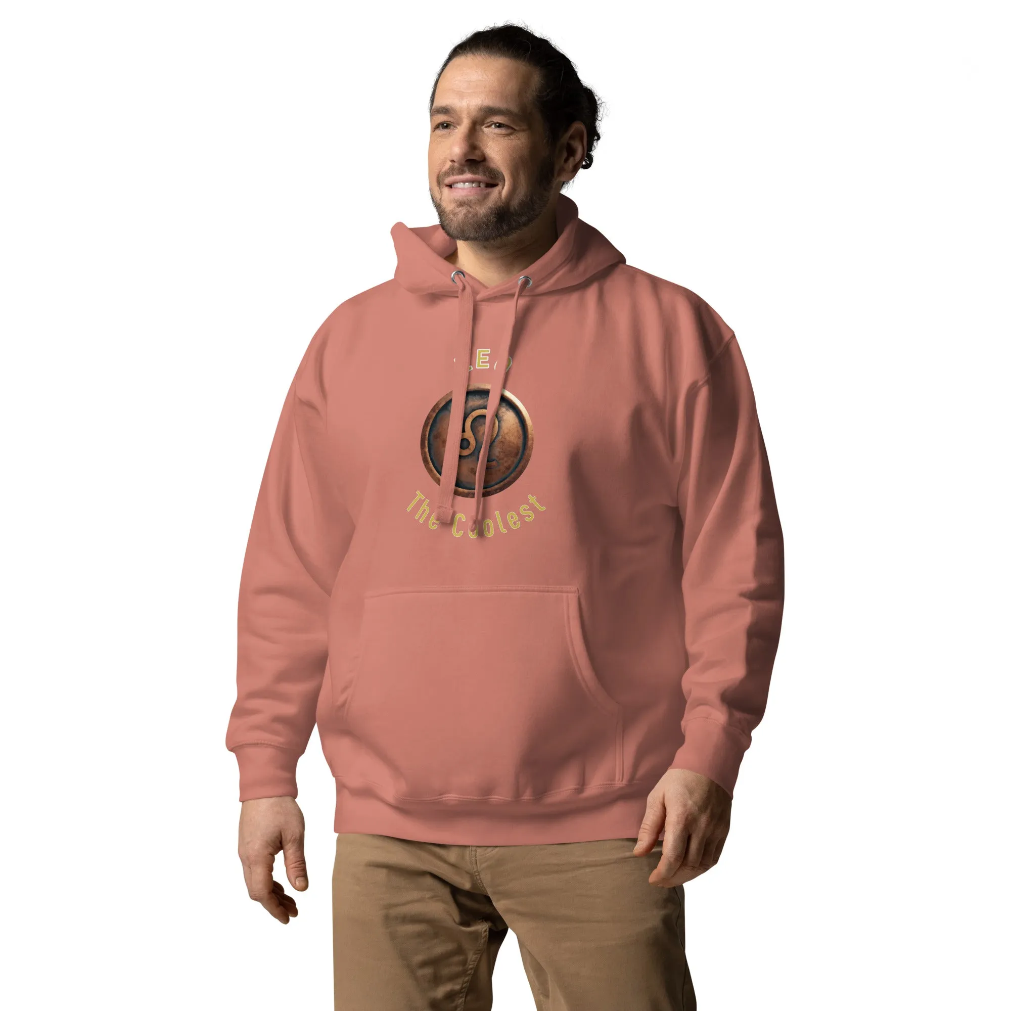 Hoodie Mens Designer (Hoodies Mens - Leo Zodiac Sign 0045)