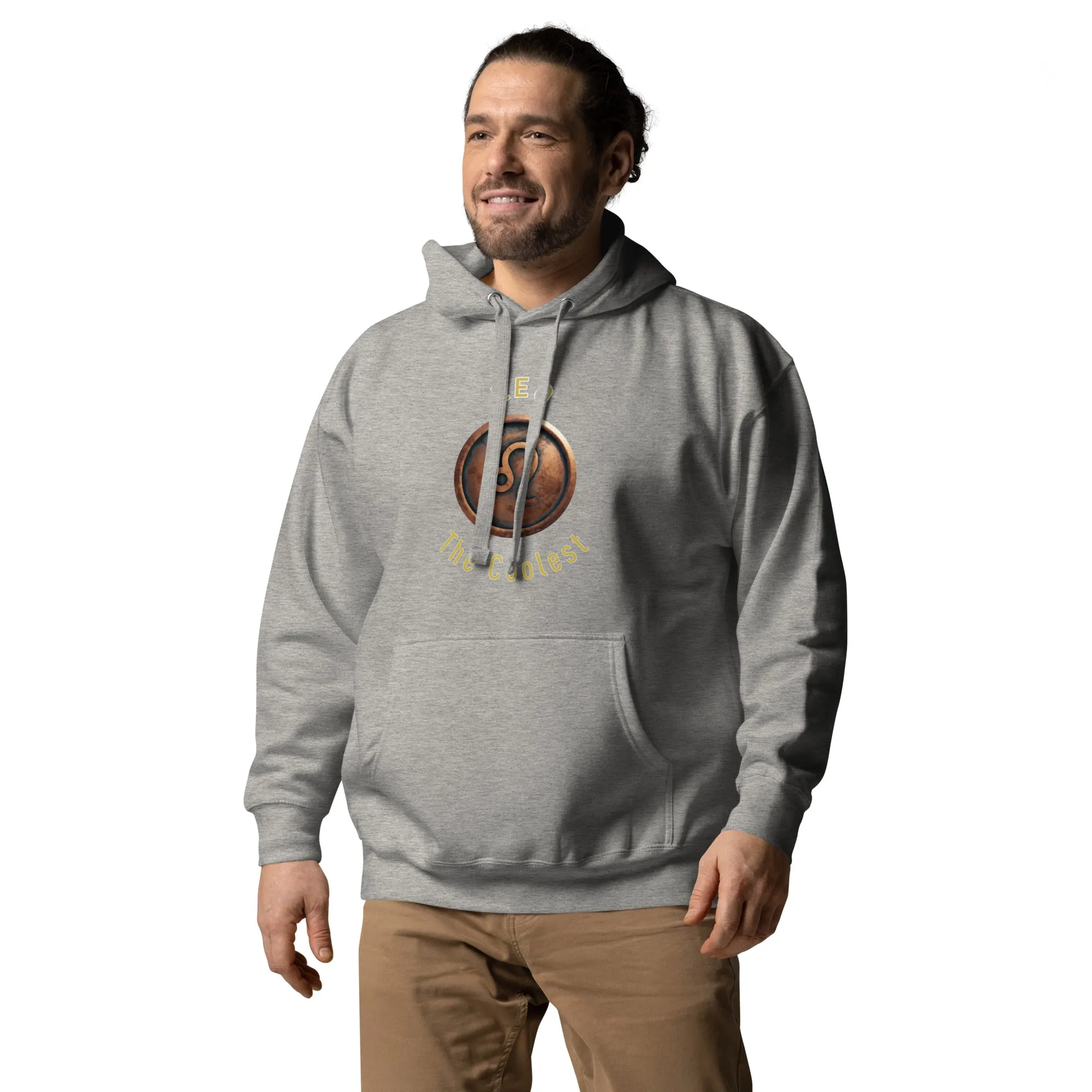 Hoodie Mens Designer (Hoodies Mens - Leo Zodiac Sign 0045)