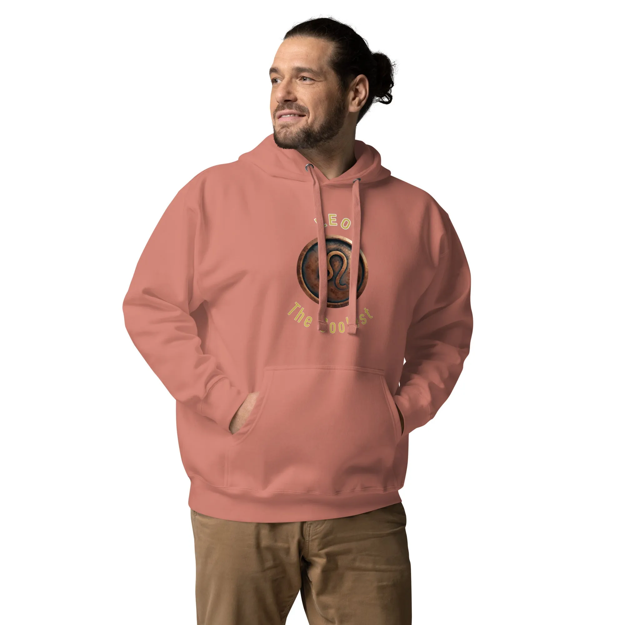 Hoodie Mens Designer (Hoodies Mens - Leo Zodiac Sign 0045)