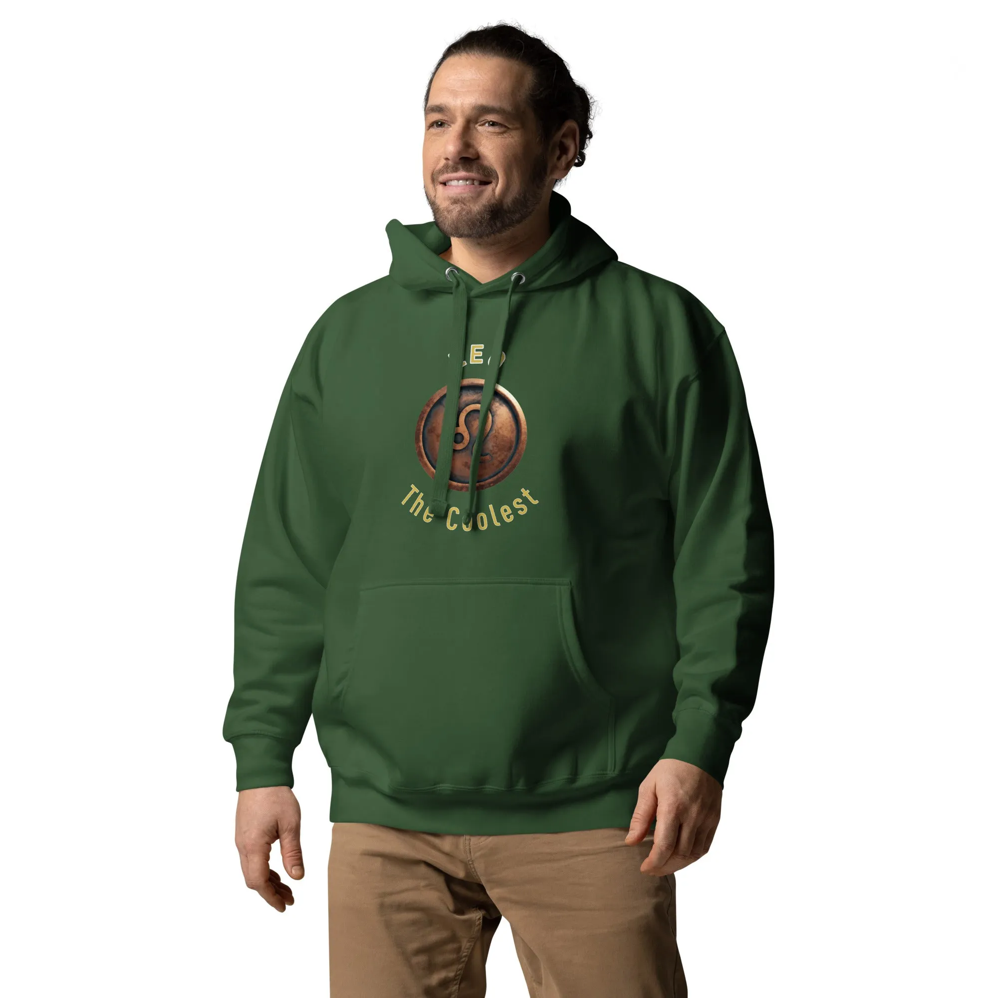 Hoodie Mens Designer (Hoodies Mens - Leo Zodiac Sign 0045)