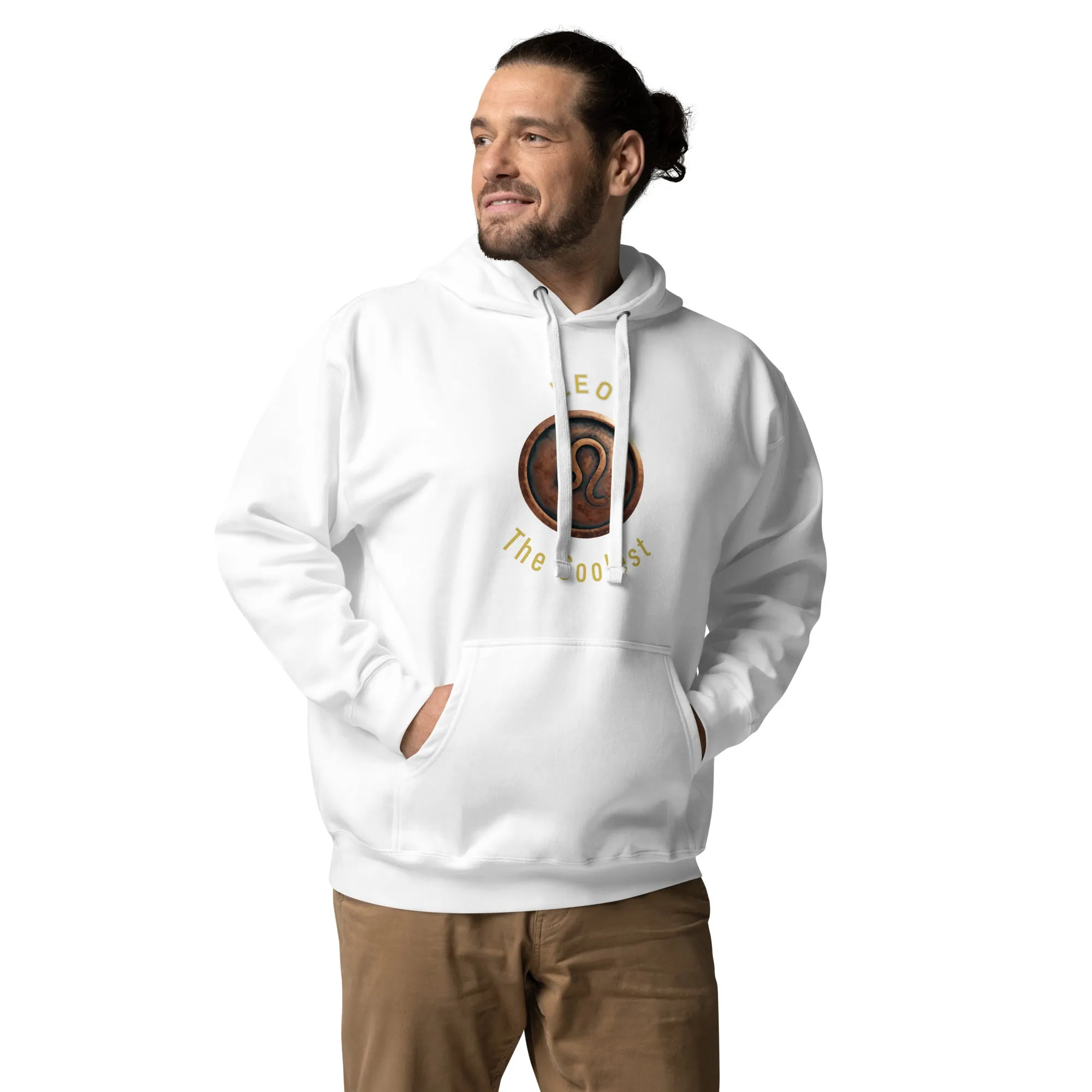 Hoodie Mens Designer (Hoodies Mens - Leo Zodiac Sign 0045)