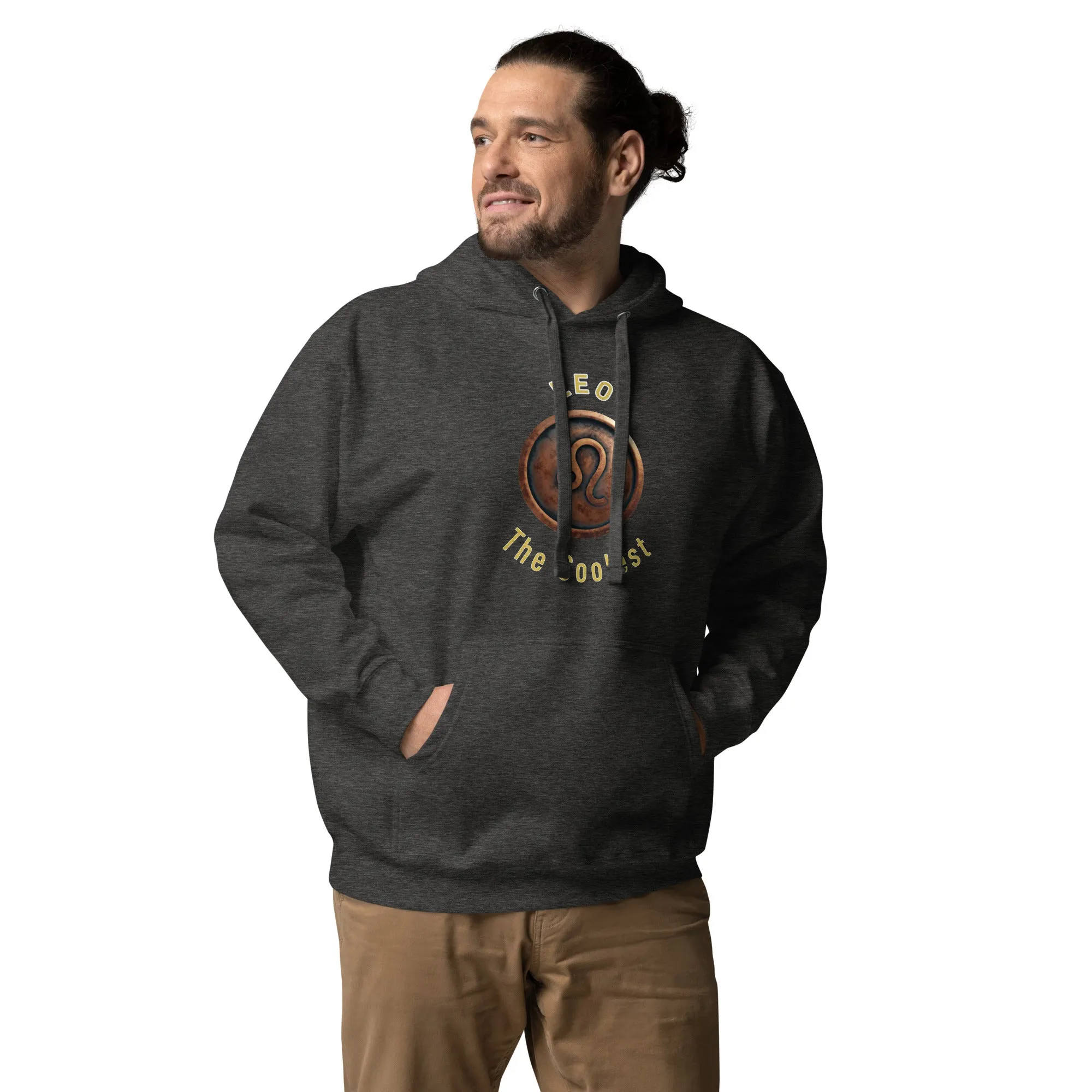 Hoodie Mens Designer (Hoodies Mens - Leo Zodiac Sign 0045)