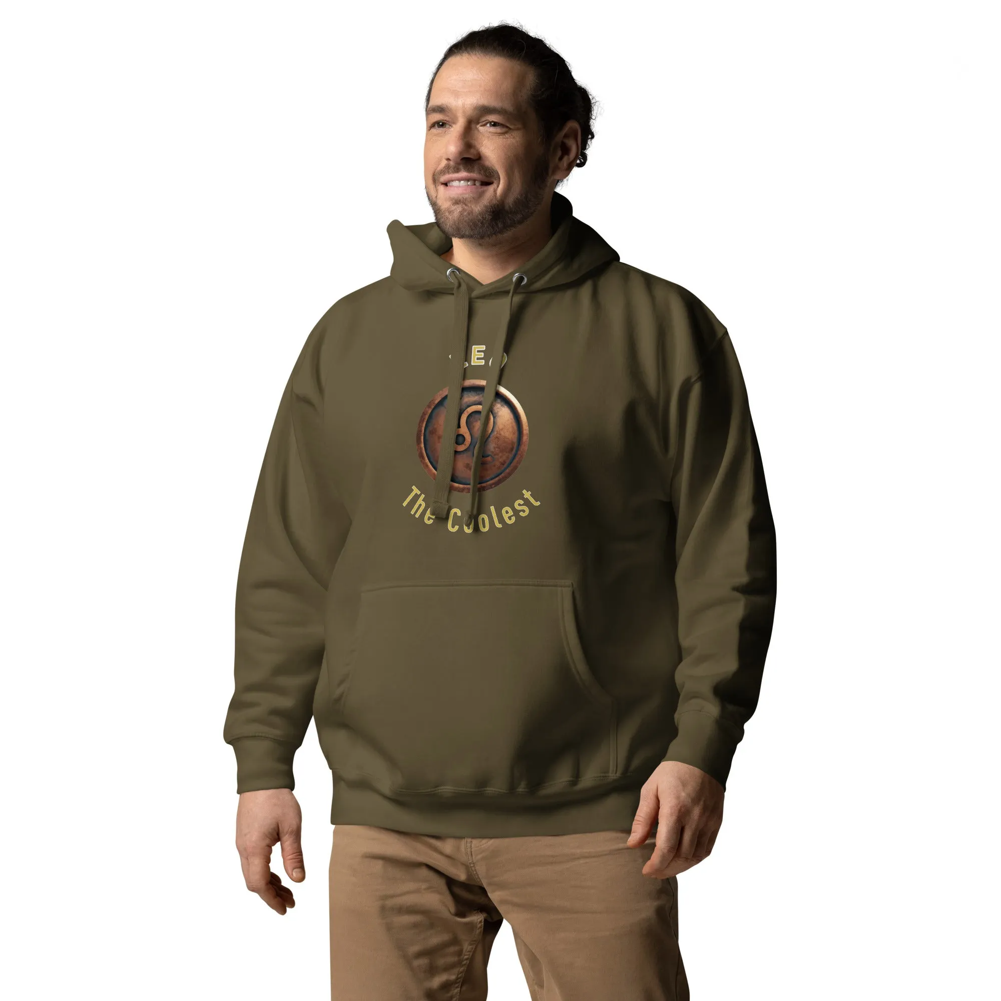 Hoodie Mens Designer (Hoodies Mens - Leo Zodiac Sign 0045)
