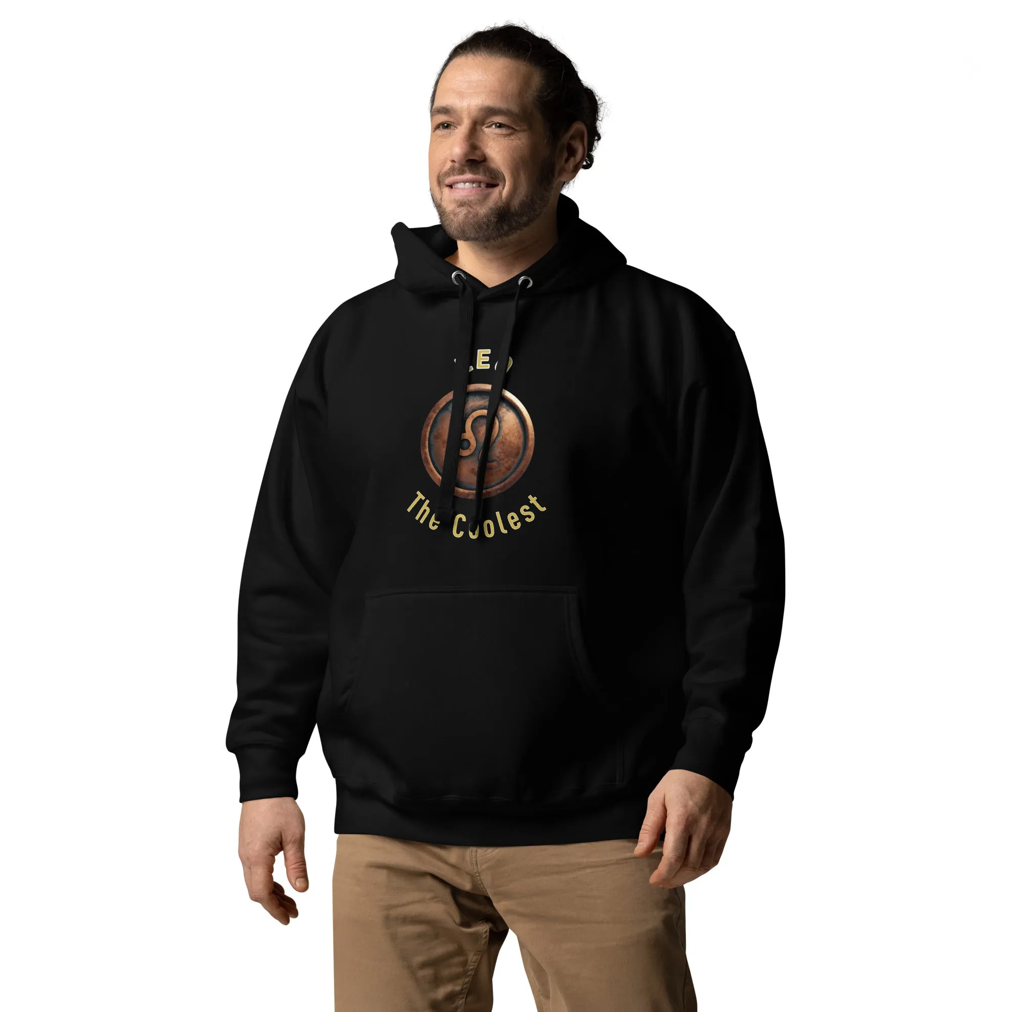 Hoodie Mens Designer (Hoodies Mens - Leo Zodiac Sign 0045)