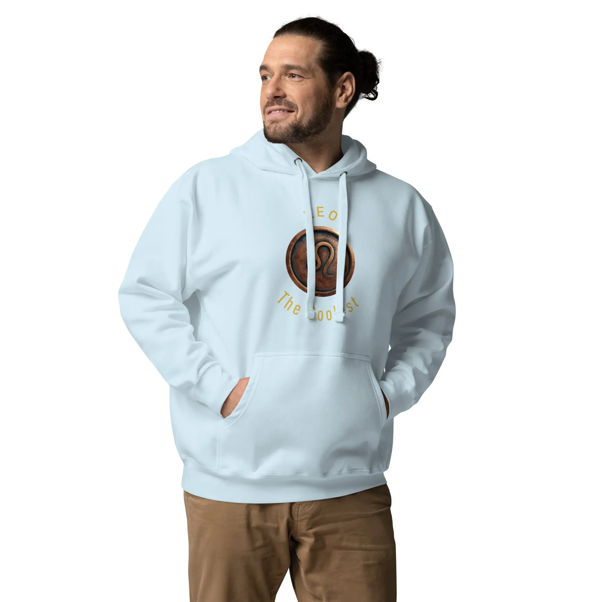 Hoodie Mens Designer (Hoodies Mens - Leo Zodiac Sign 0045)