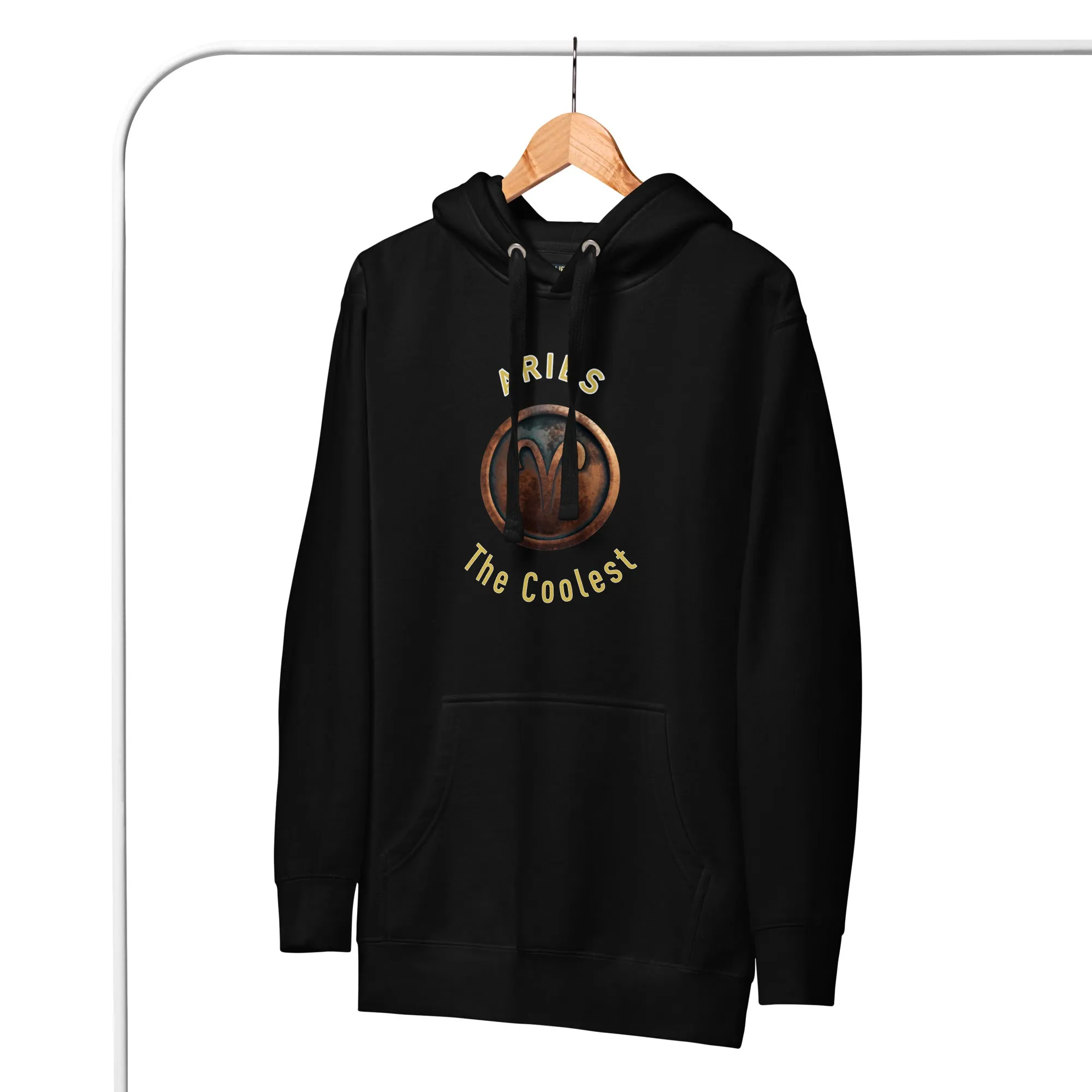 Hoodie Womens Designer (Hoodies Womens - Aries Zodiac Sign 0041)