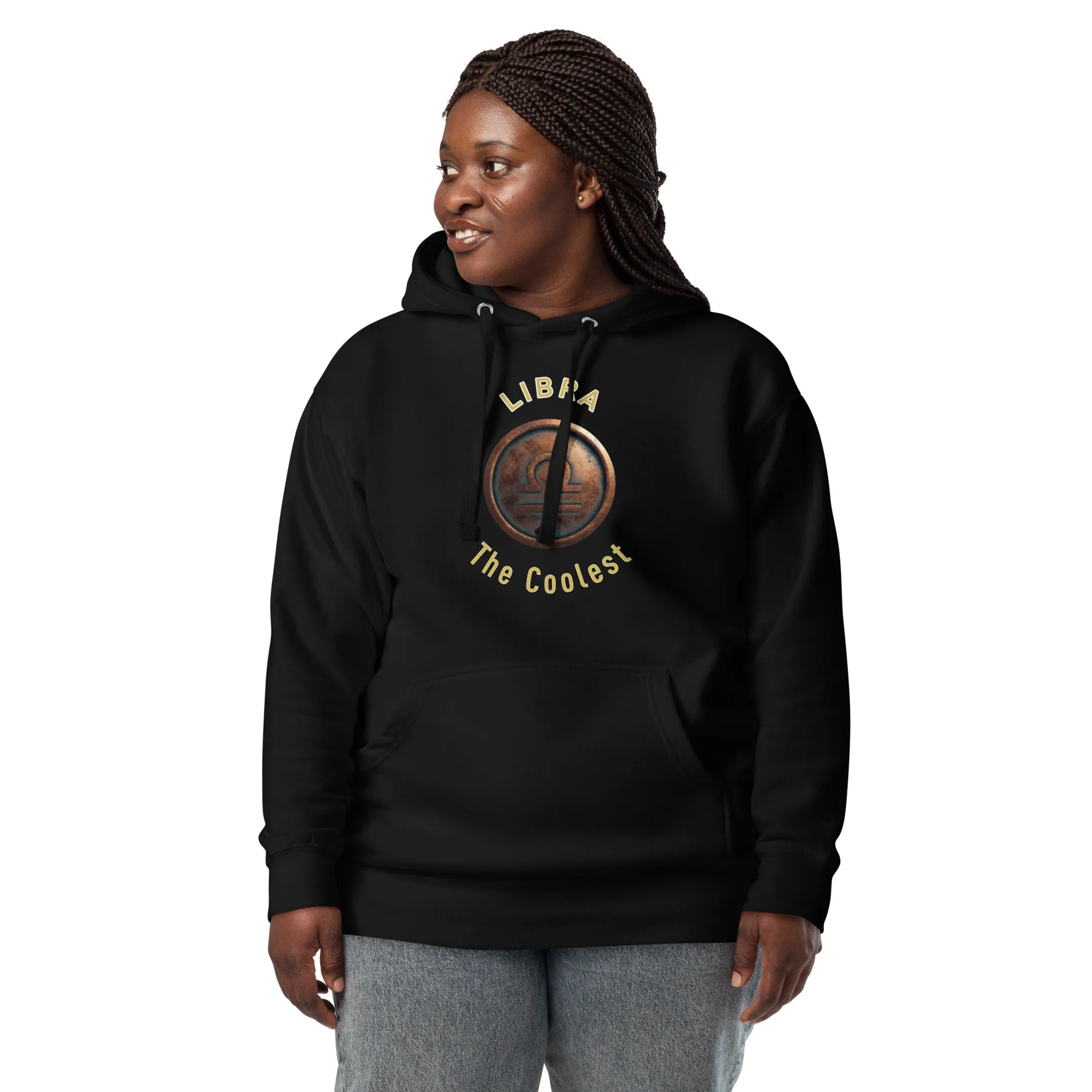 Hoodie Womens Designer (Hoodies Womens - Libra Zodiac Sign 0047)