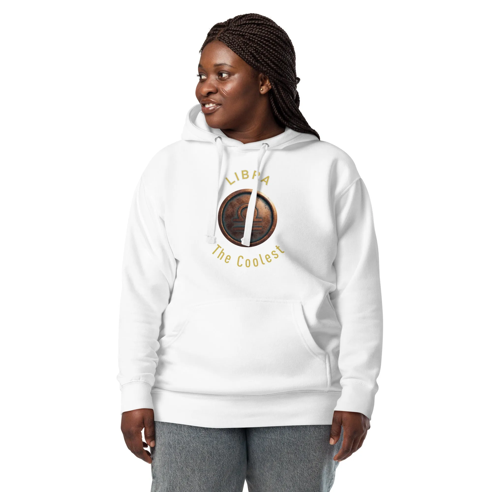 Hoodie Womens Designer (Hoodies Womens - Libra Zodiac Sign 0047)