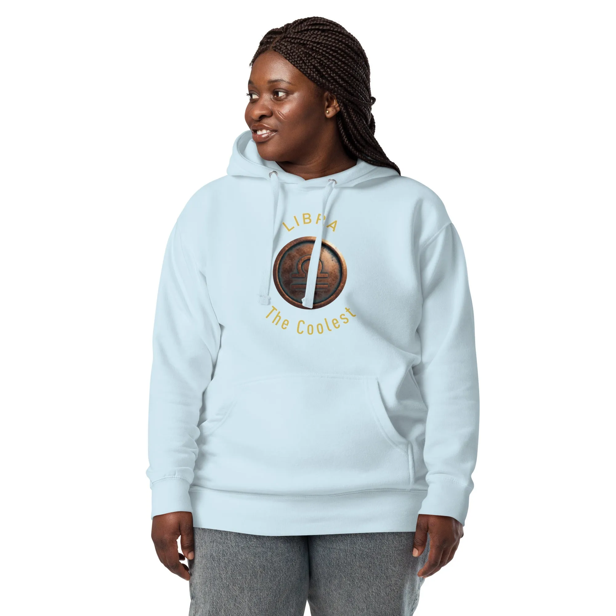 Hoodie Womens Designer (Hoodies Womens - Libra Zodiac Sign 0047)