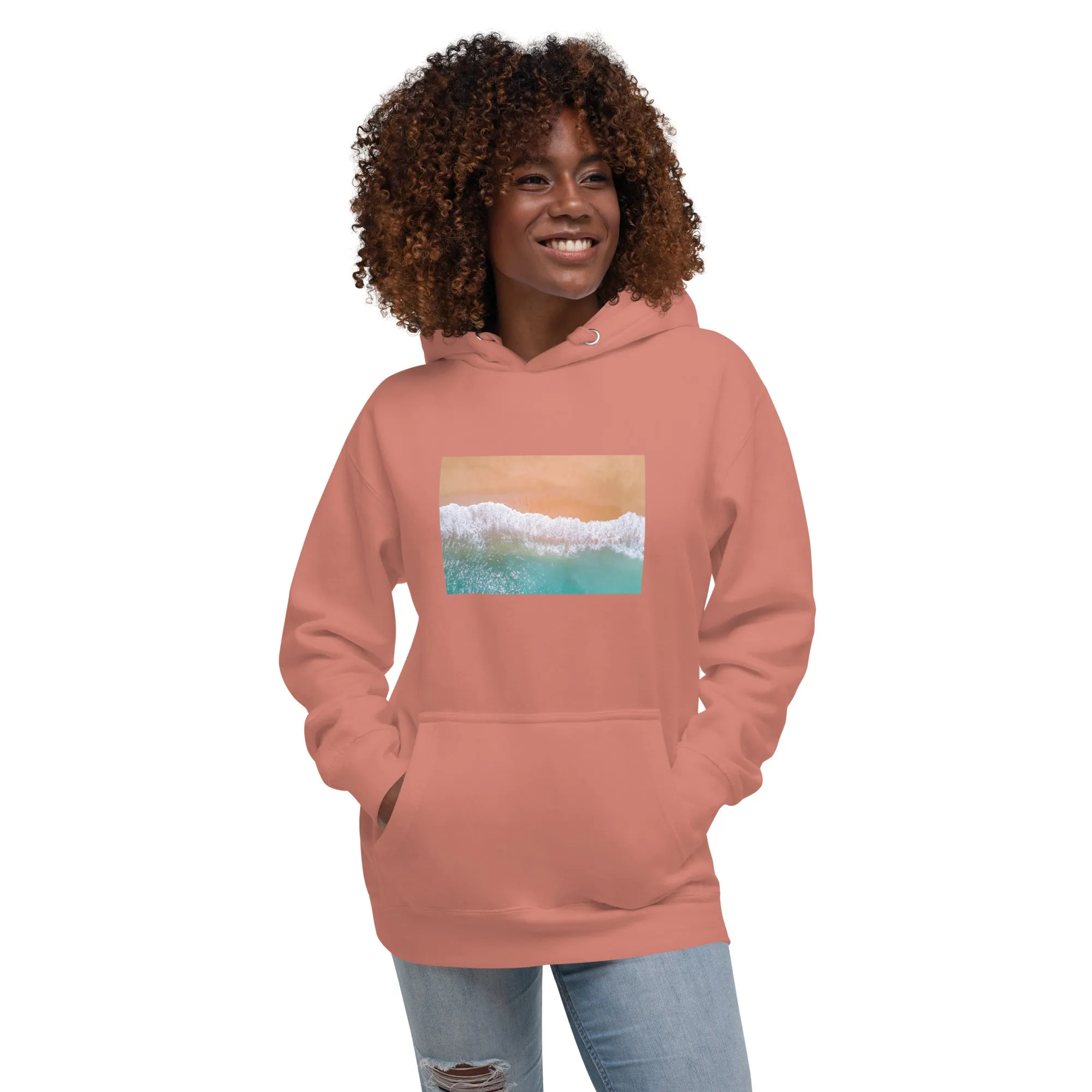 Hoodie Womens Designer (Hoodies Womens - Nature Seashore 0012)