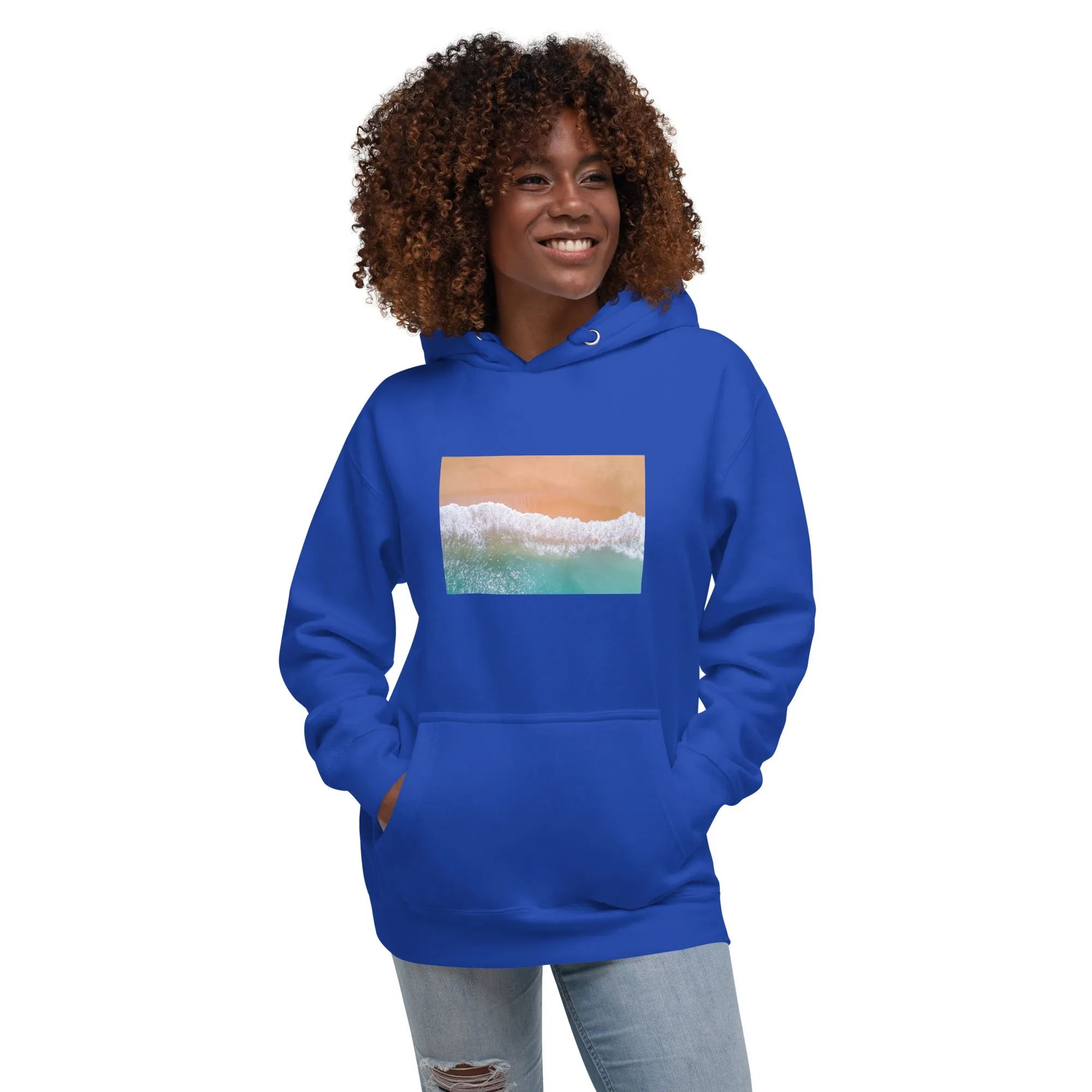 Hoodie Womens Designer (Hoodies Womens - Nature Seashore 0012)