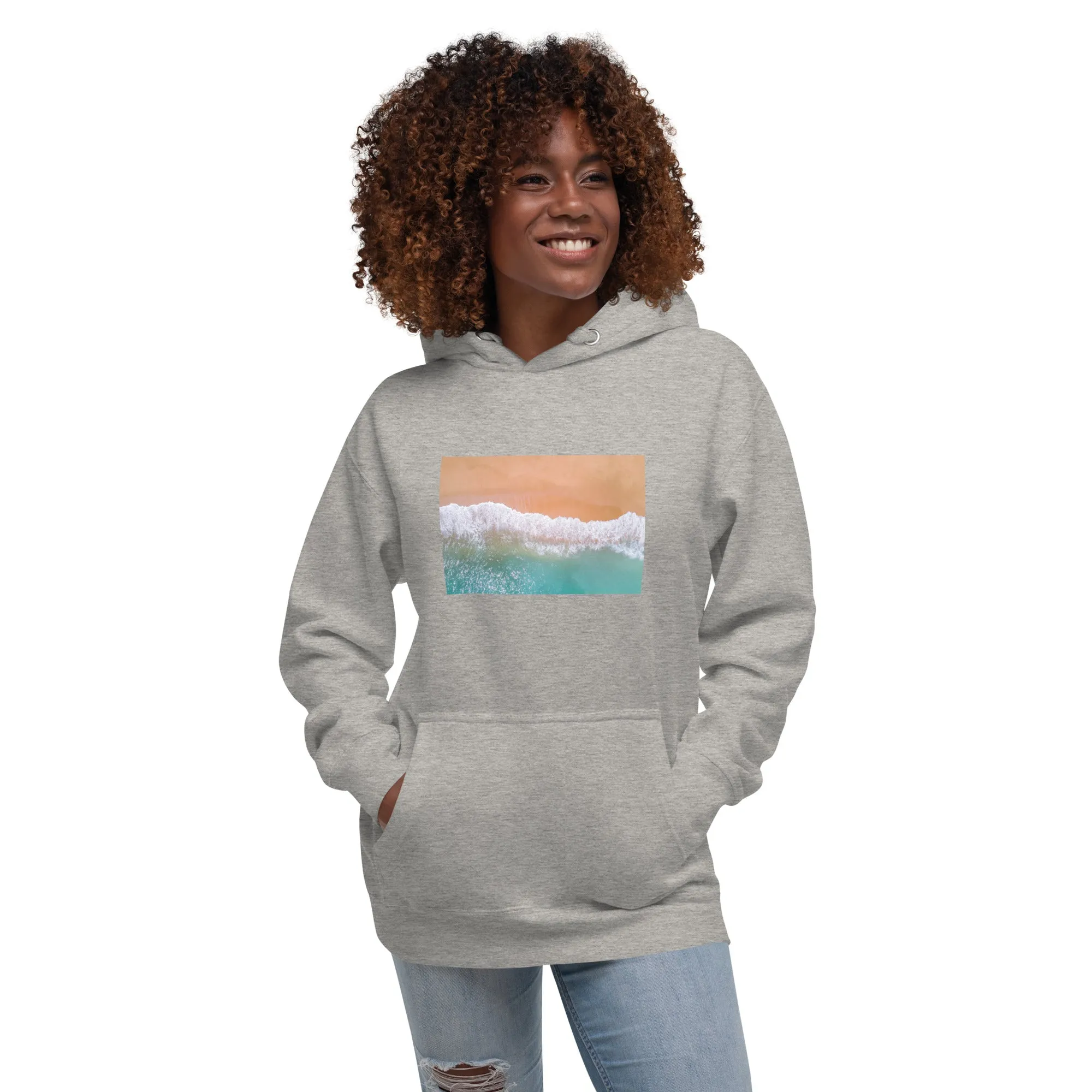 Hoodie Womens Designer (Hoodies Womens - Nature Seashore 0012)