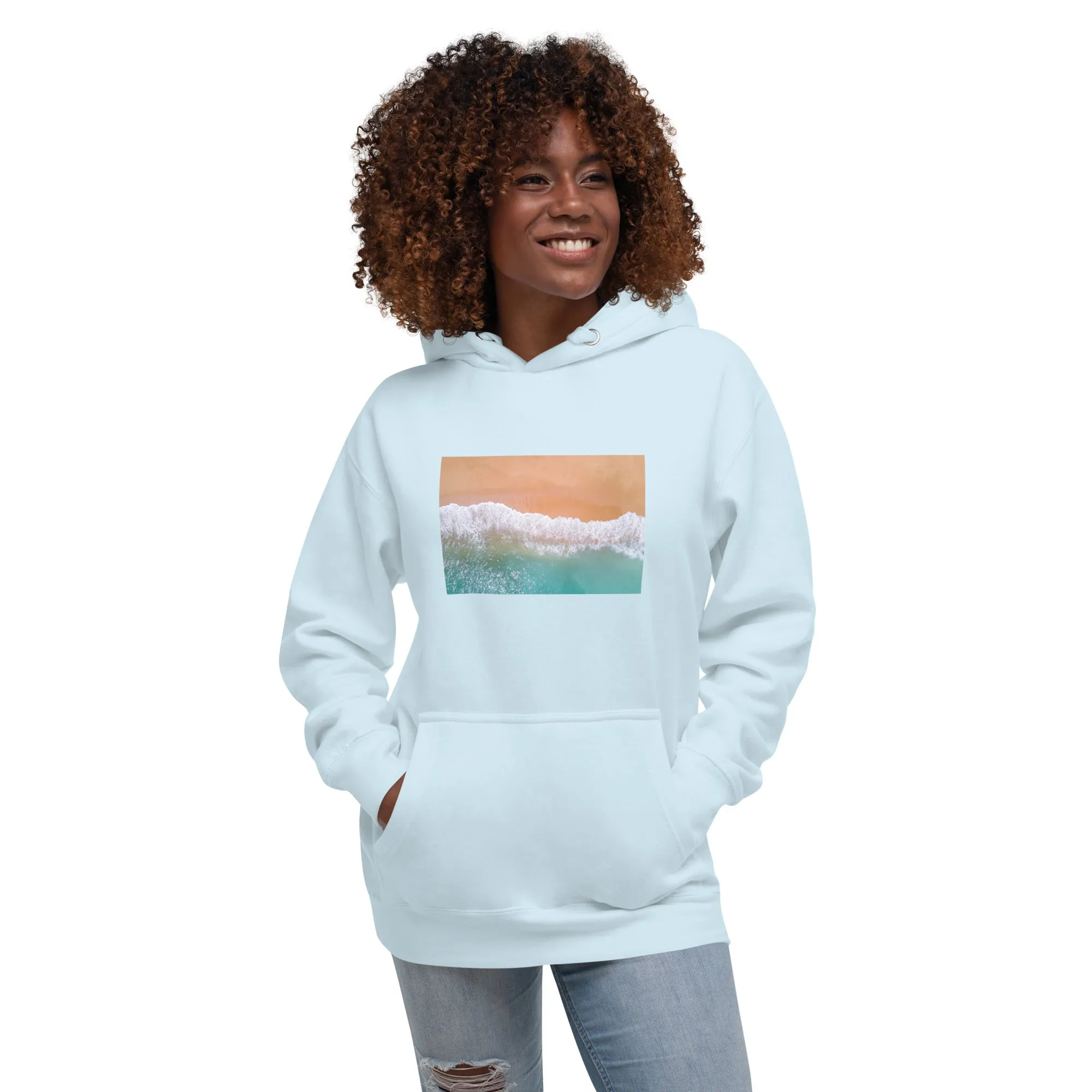 Hoodie Womens Designer (Hoodies Womens - Nature Seashore 0012)