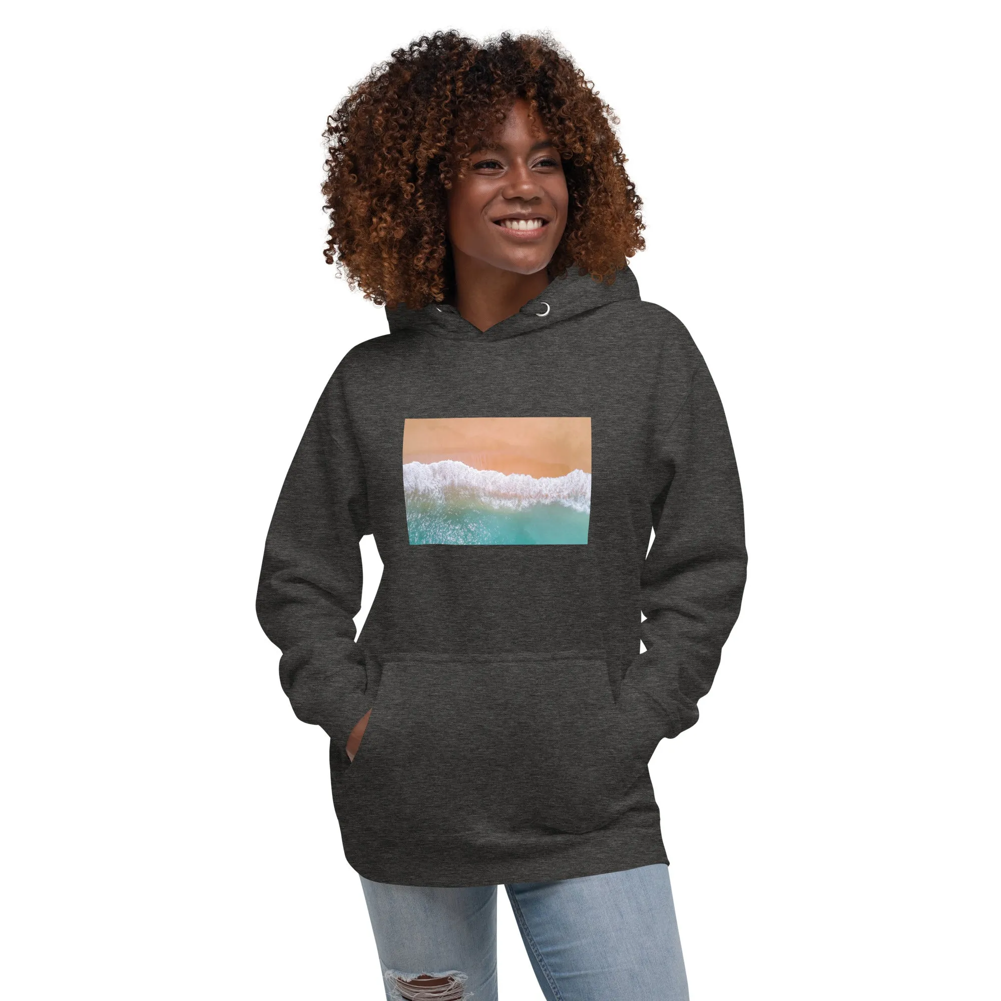 Hoodie Womens Designer (Hoodies Womens - Nature Seashore 0012)