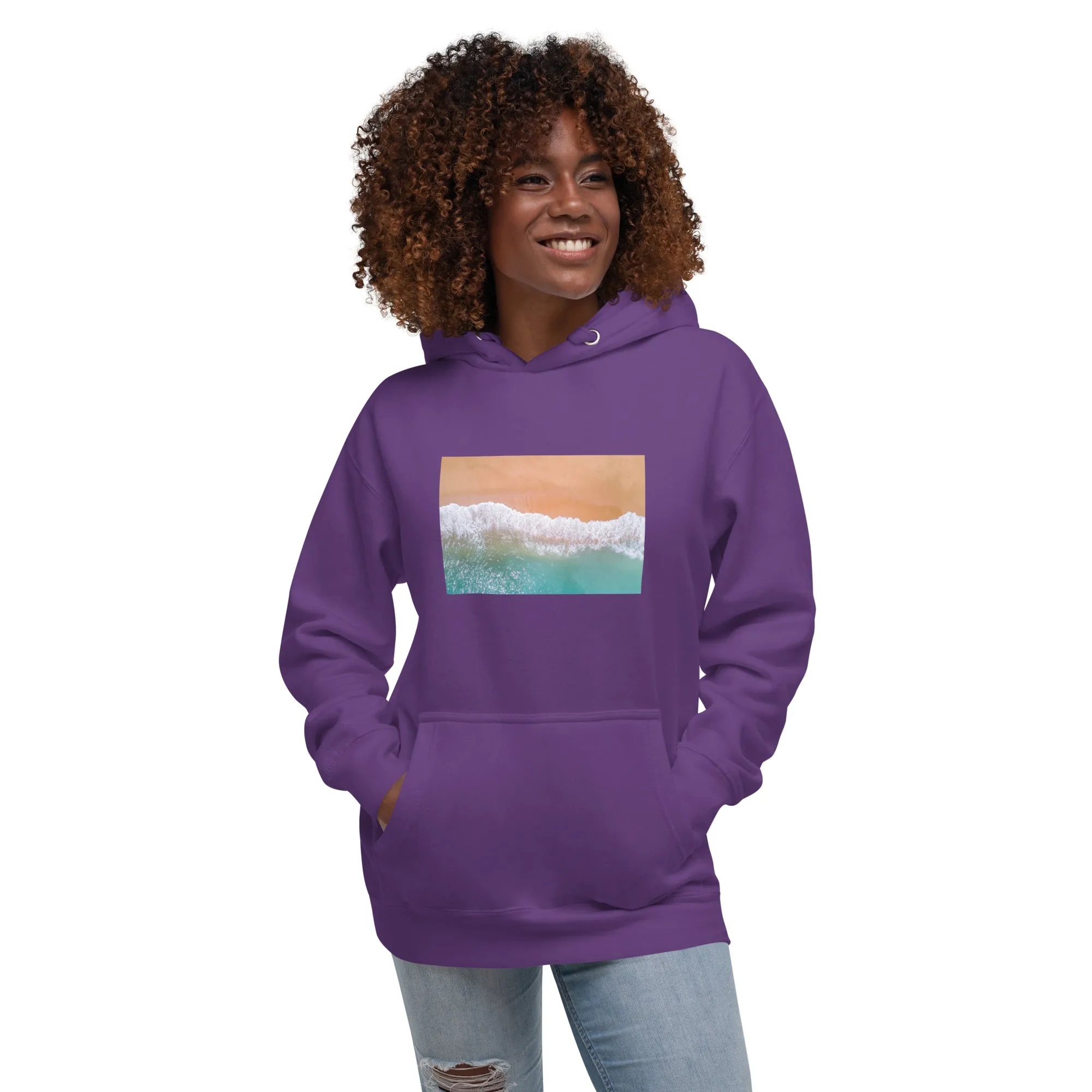 Hoodie Womens Designer (Hoodies Womens - Nature Seashore 0012)
