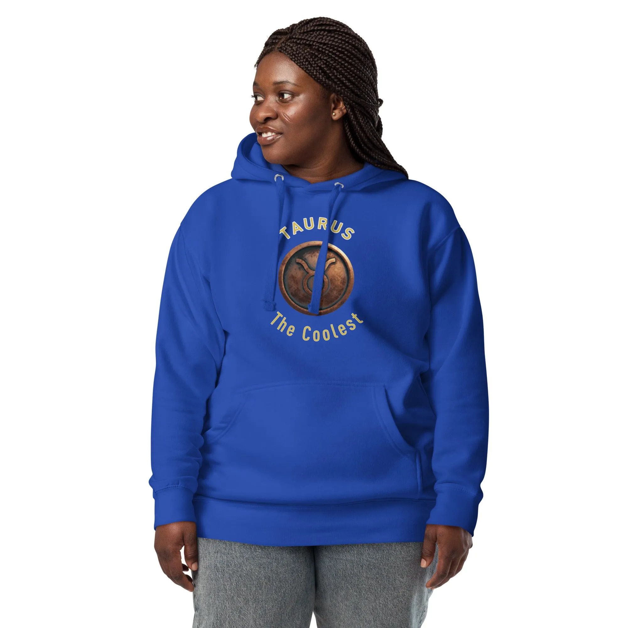 Hoodie Womens Designer (Hoodies Womens - Taurus Zodiac Sign 0042)