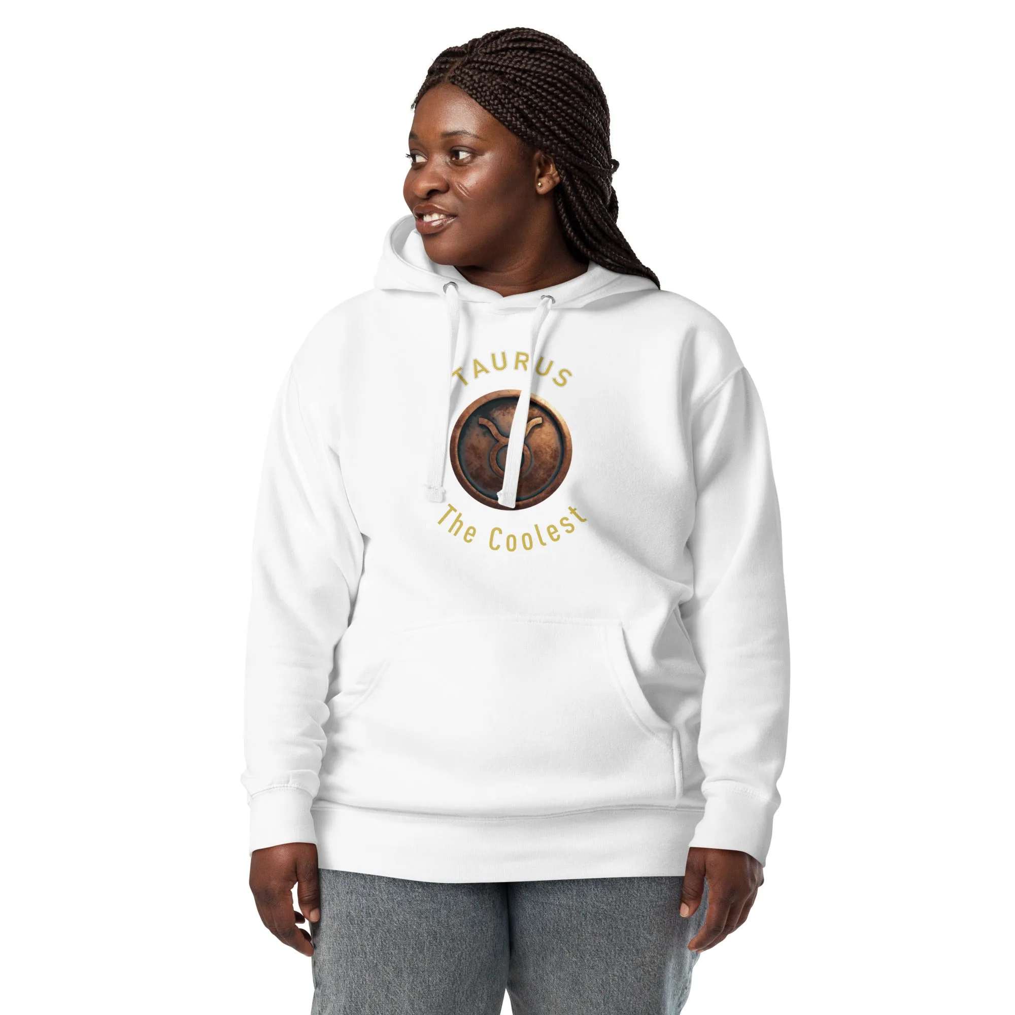 Hoodie Womens Designer (Hoodies Womens - Taurus Zodiac Sign 0042)